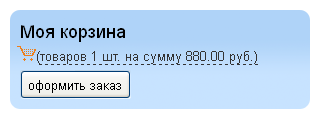 корзина с товаром корзина с товаром